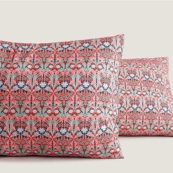 J.Crew Limited edition King Cali King duvet set Liberty May Nouveau fabric NWT - Picture 2 of 8